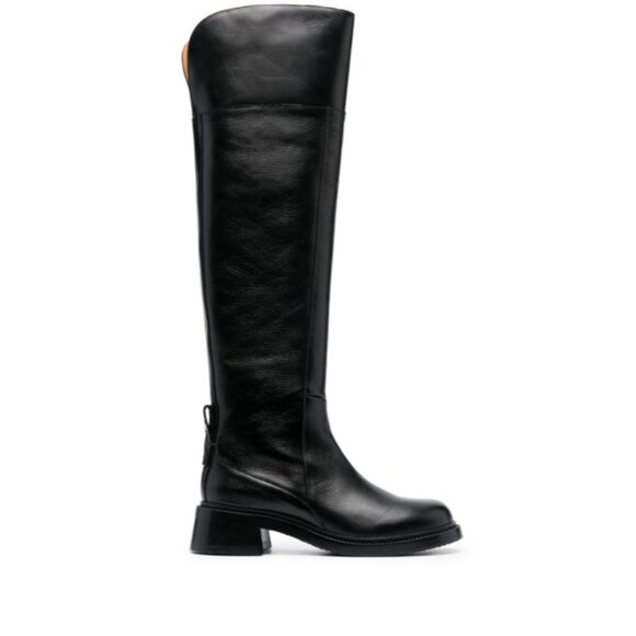 SEE BY CHLOÉ Bonni Boots In black Leather With zip  size 40 - Picture 1 of 12